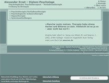 Tablet Screenshot of ernst-psych.de